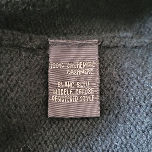 Vintage Blanc Bleu Cashmere Knitted Sweater (Size XXL) - Picture 5 of 7